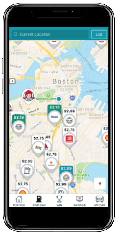 Gasbuddy app for rideshare